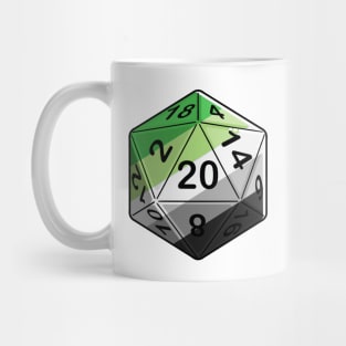 Aro Pride d20 Mug